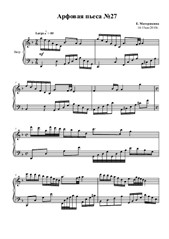 Piece of music (harp) No.27